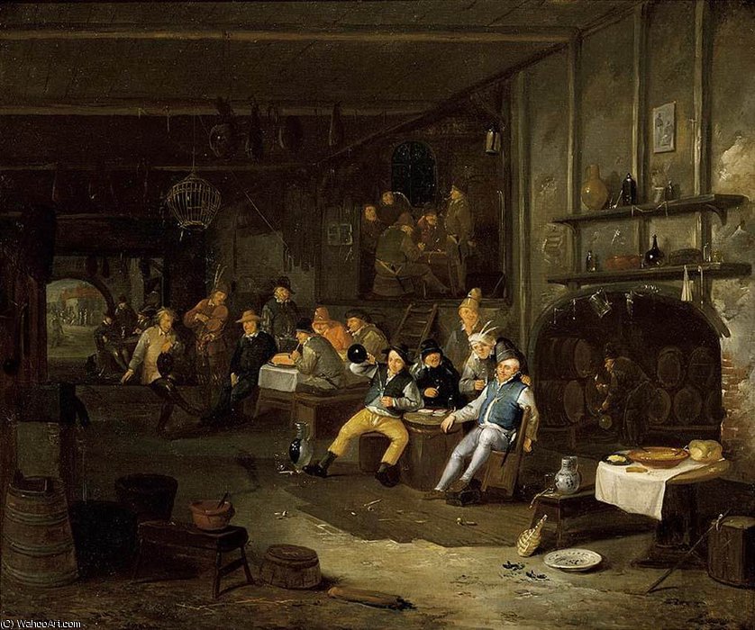Interior Of An Inn — Egbert Van Heemskerck Ii