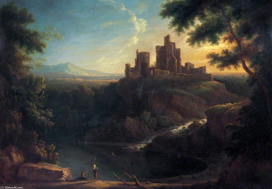 Chepstow Castle — George Barret The Elder