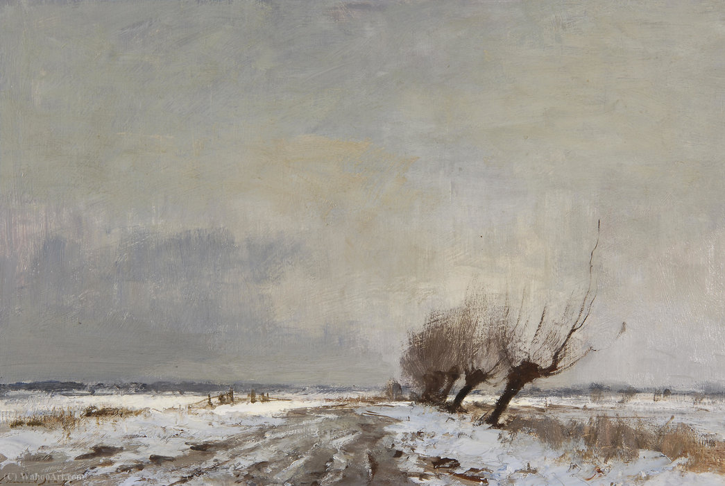 The Marsh Track, Winter — Edward Seago
