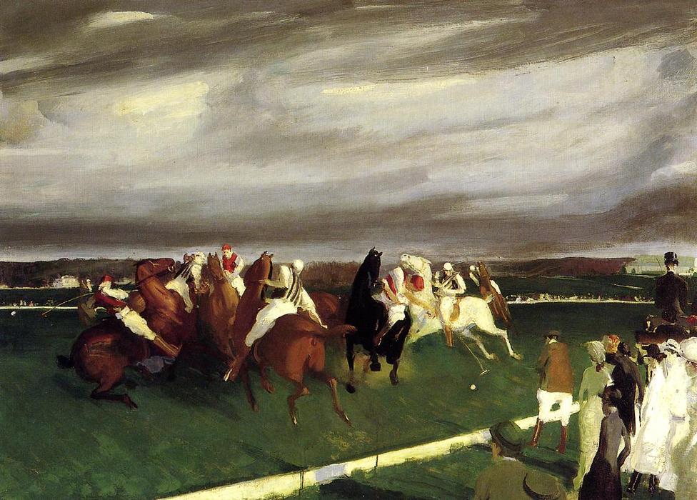 Polo At Lakewood — George Wesley Bellows