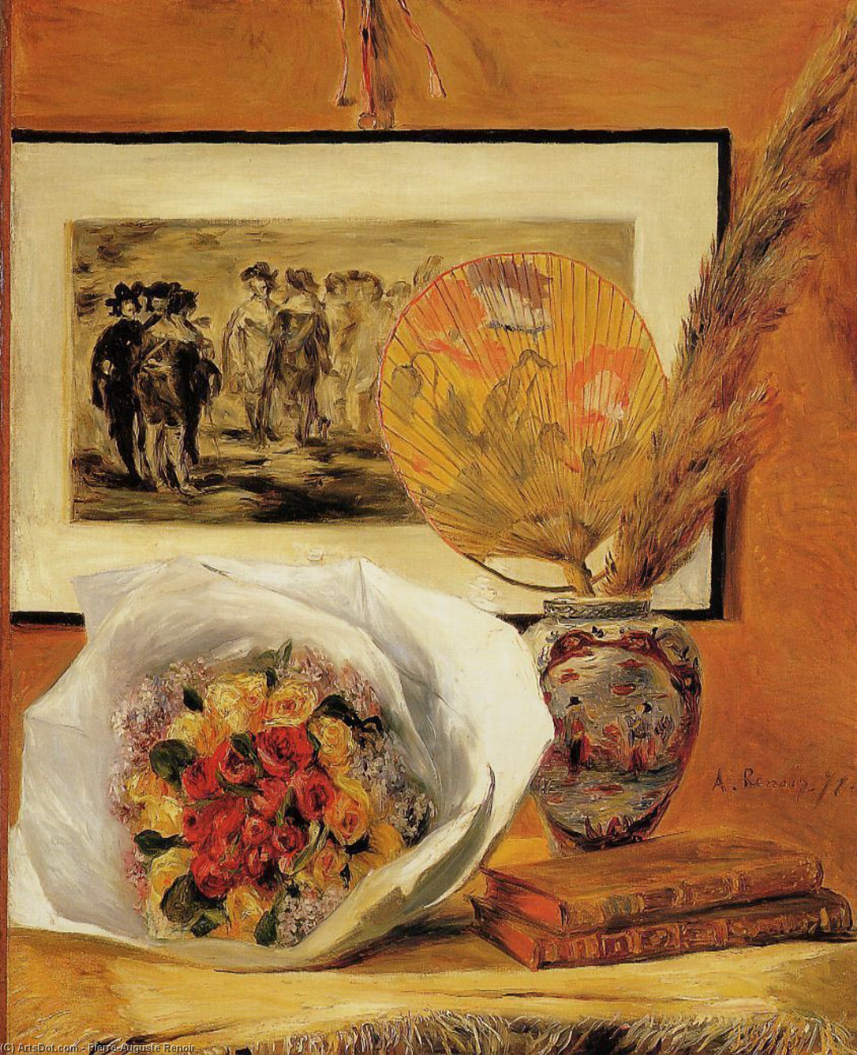 Still Life With Bouquet — Pierre-auguste Renoir