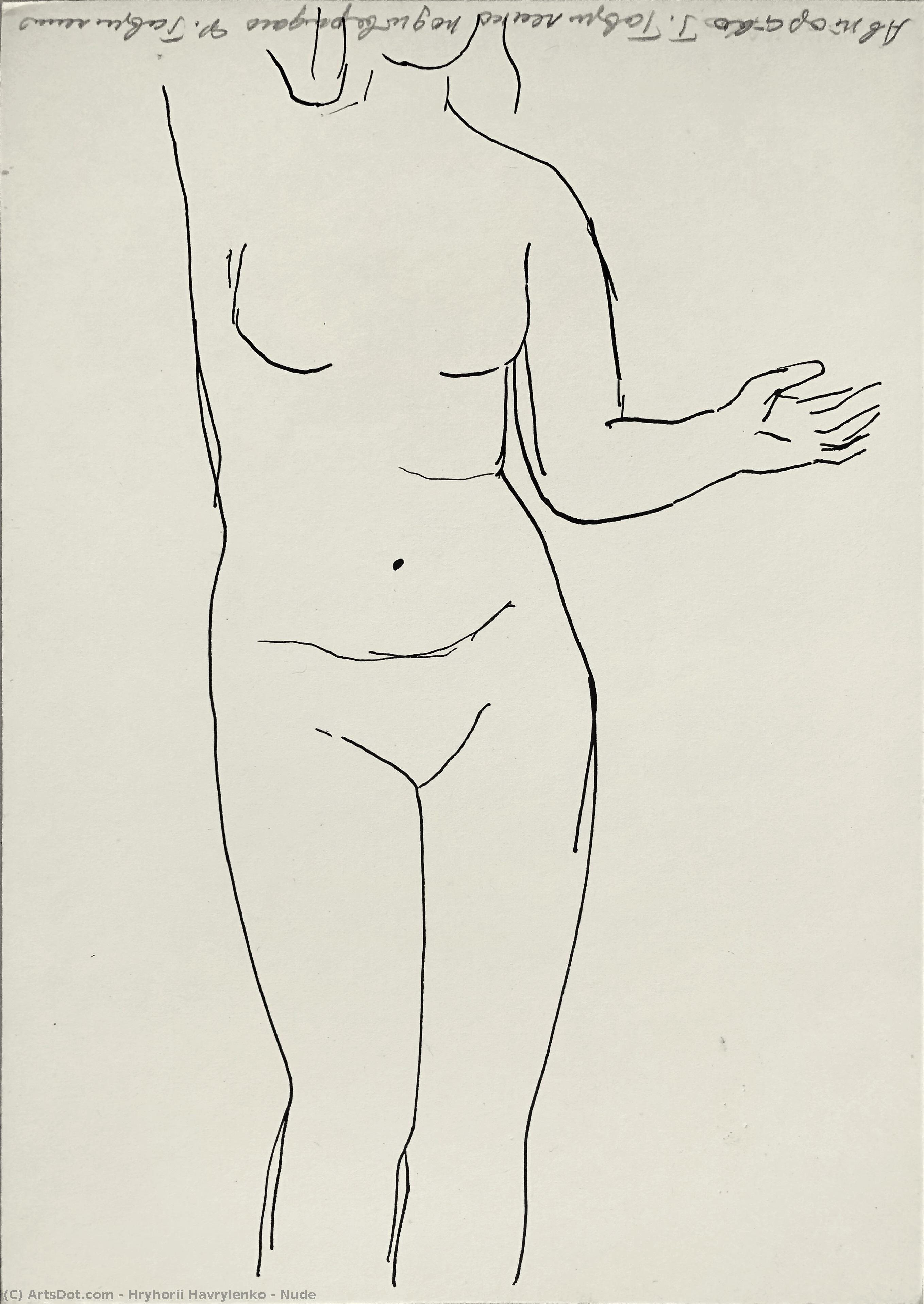 Nude — Hryhorii Havrylenko