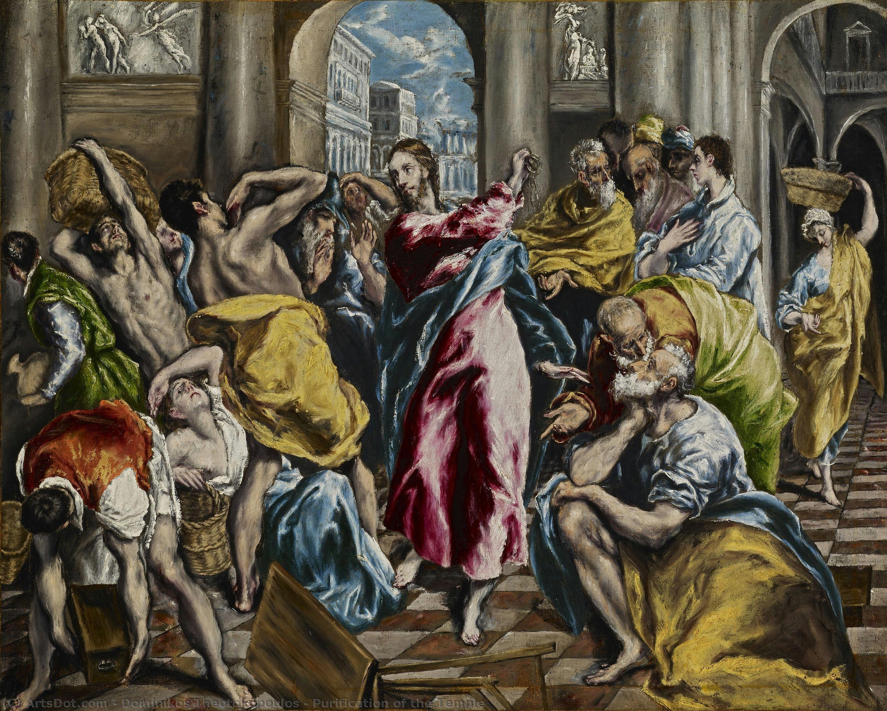 Purification Of The Temple — El Greco