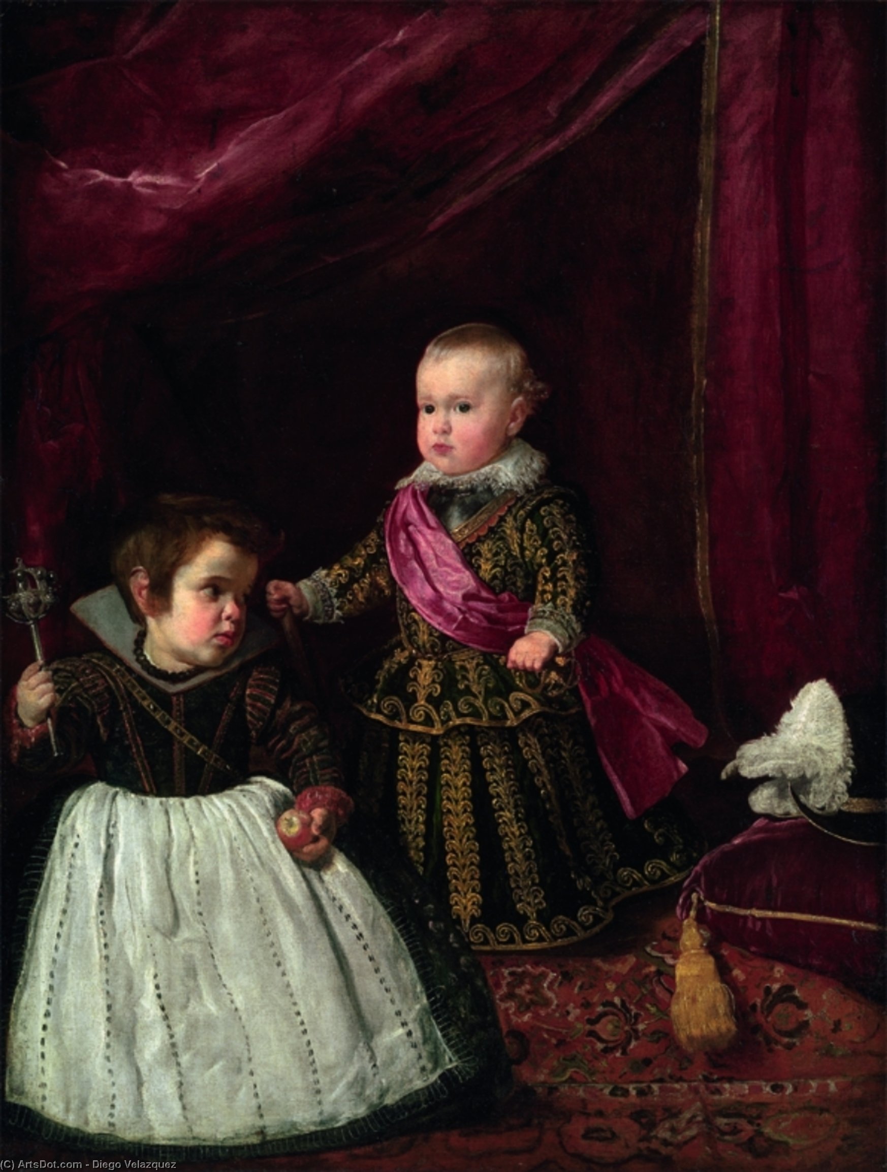 Don Baltasar Carlos With A Dwarf — Diego Velázquez