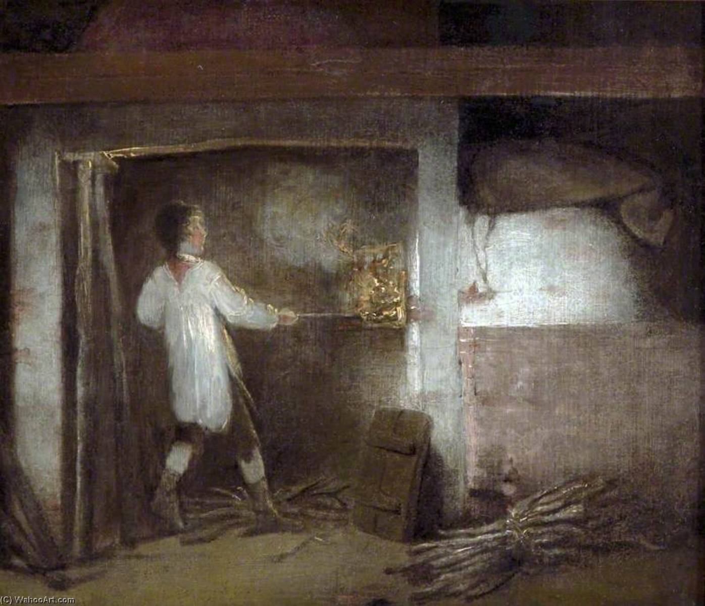 Firing Pottery — William Redmore Bigg