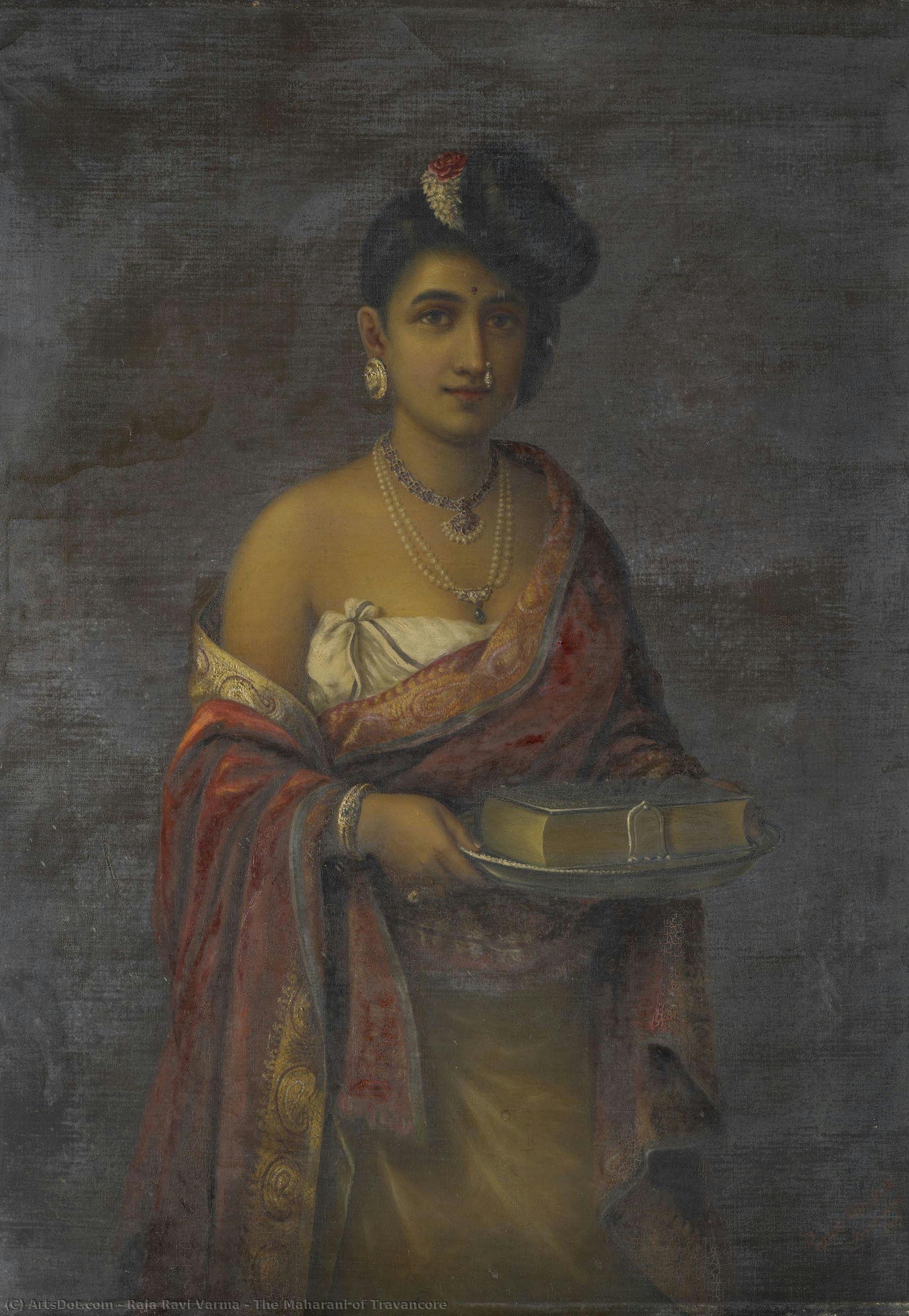 The Maharani Of Travancore — Raja Ravi Varma