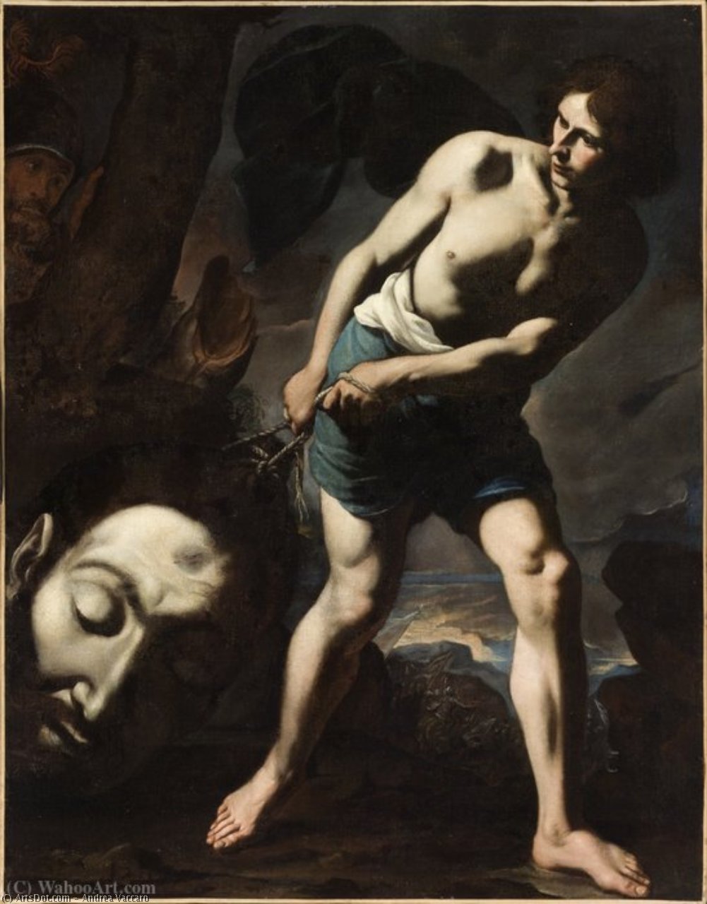 David With The Head Of Goliath — Andrea Vaccaro