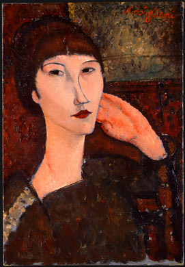 Adrienne (woman With Bangs) - — Amedeo Clemente Modigliani