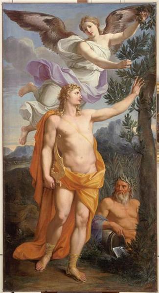 Apollon Couronne Par La Victoire — Noel Nicolas Coypel