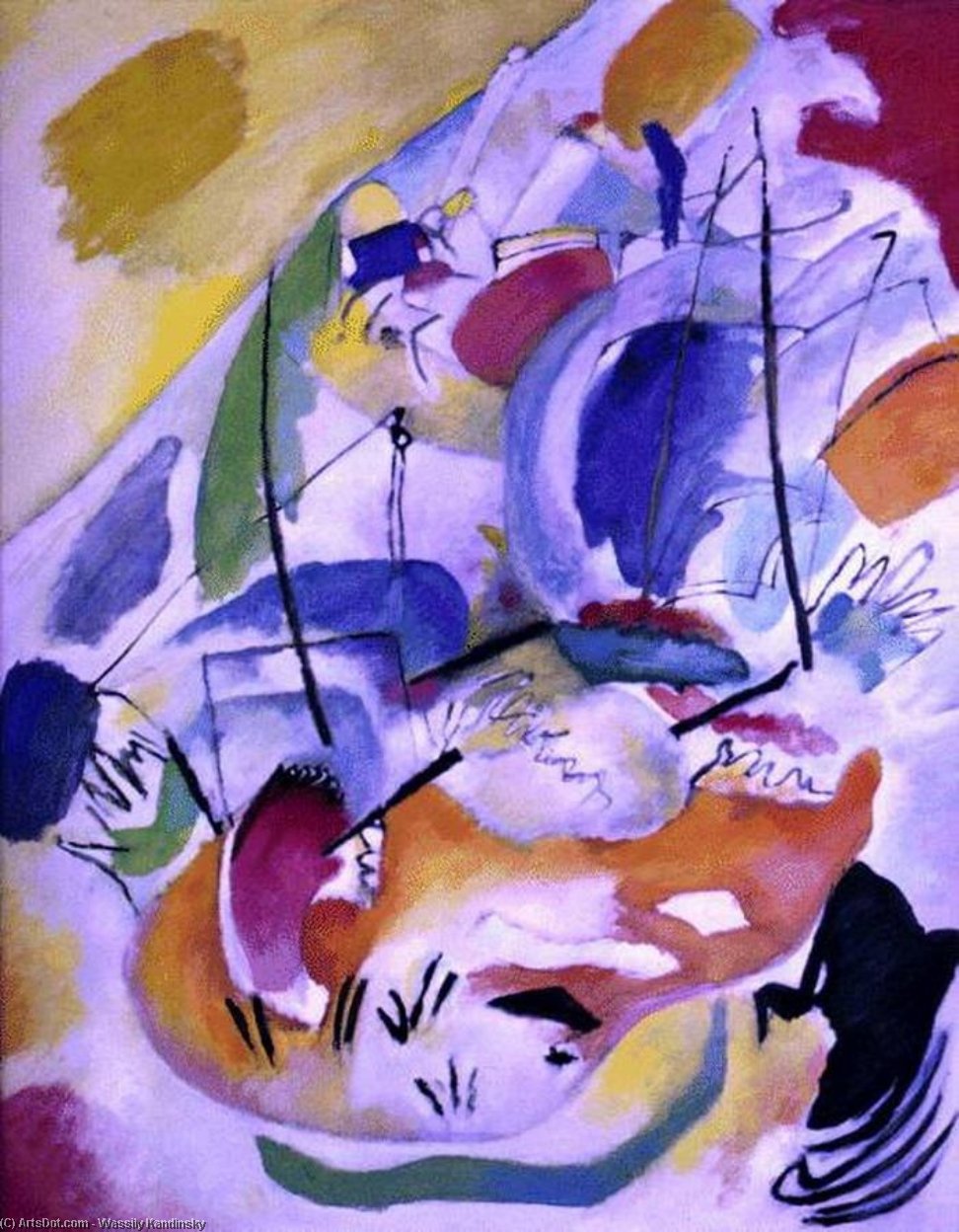 Improvisation 31 (sea Battle) — Wassily Wassilyevich Kandinsky