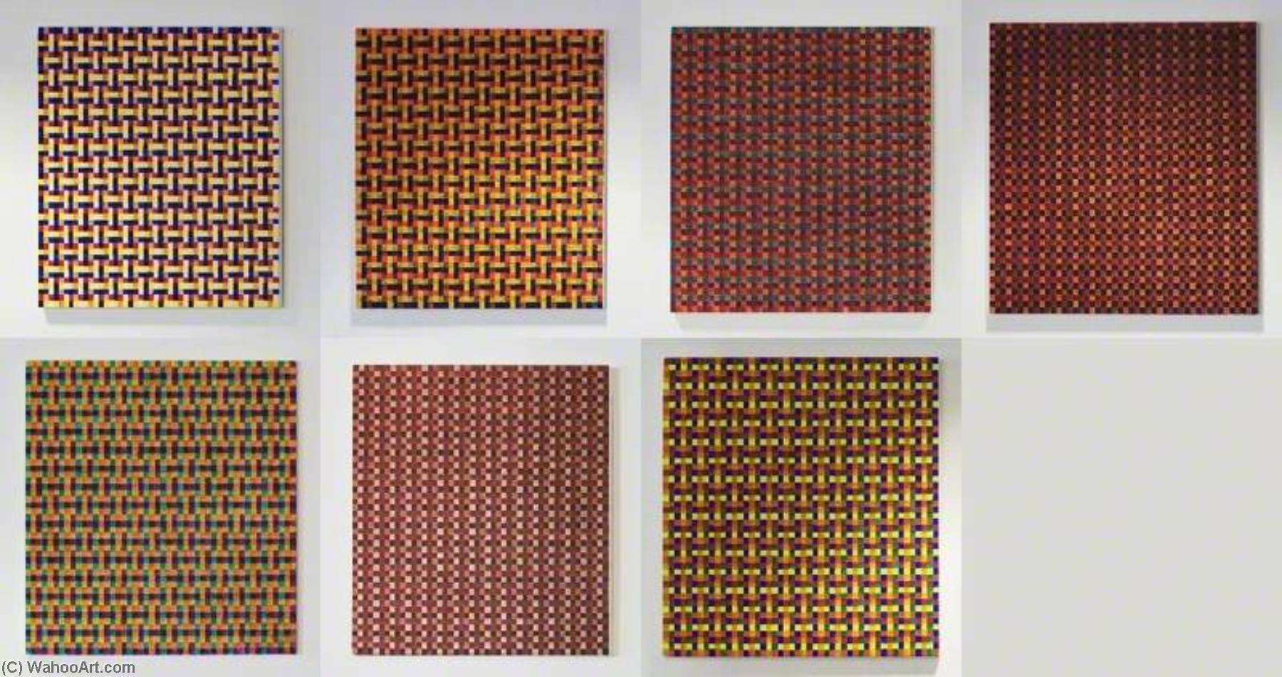 Chequerboards (polyptych) — Bob Brighton