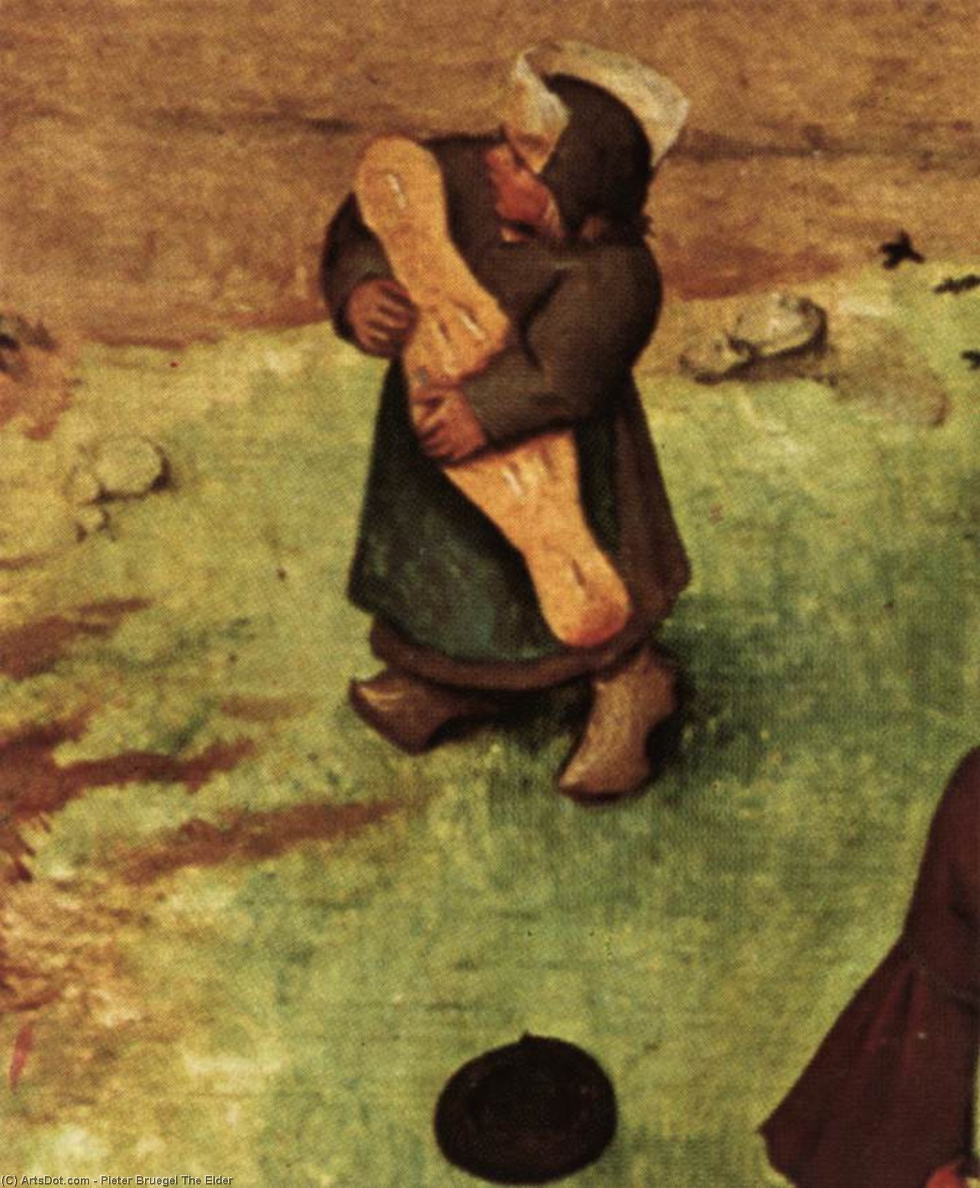 Children's Games (detail) (12) — Pieter Bruegel The Elder