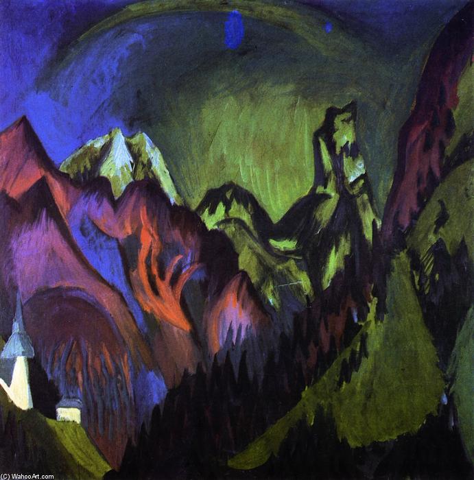 Tinzenhorn, Zügenschlucht Bei Monstein — Ernst Ludwig Kirchner