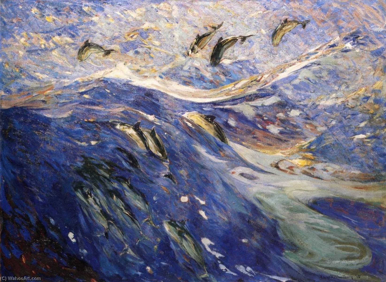 Fantasy (also Known As Panel Of The Sea 1) — Charles H Woodbury