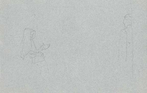 Sketch Of Two Figures — Nicholas Roerich