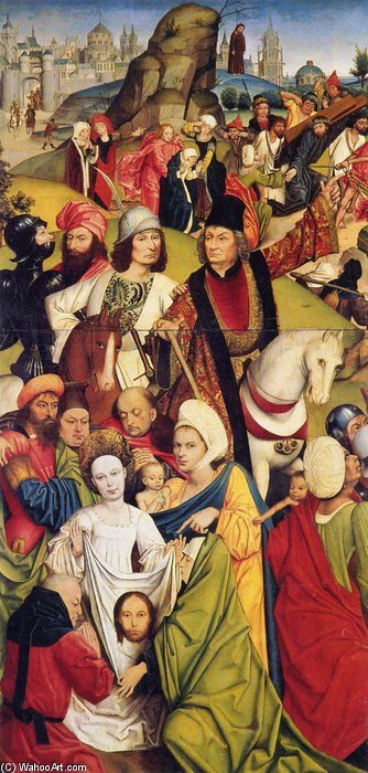 Christ Carrying The Cross And Veronica With The Sudarium — Derick Baegert