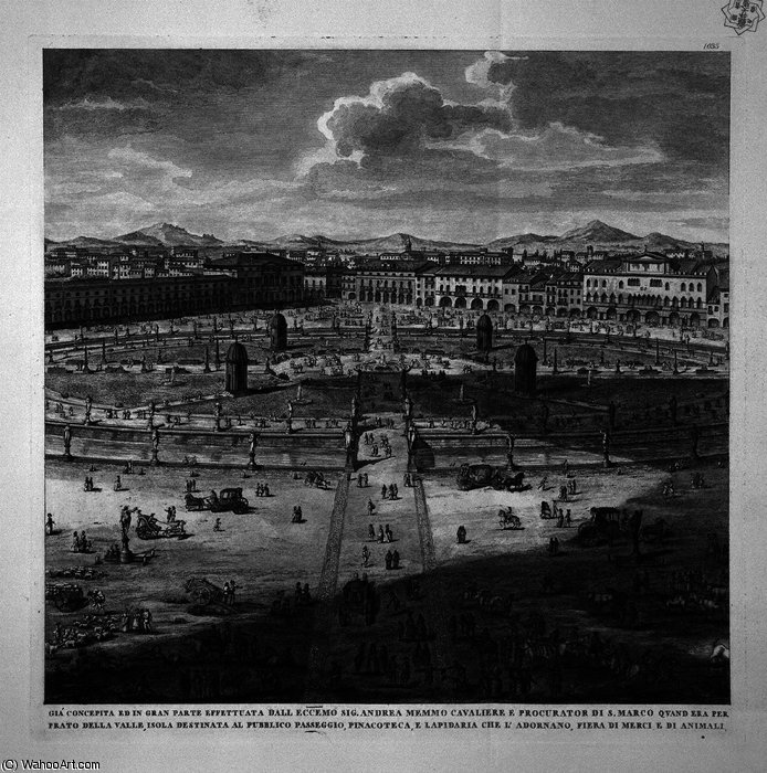 Perspective Of New Square In Padua — Giovanni Battista Piranesi