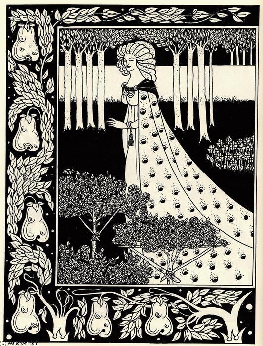 The Beale Isoud At Joyous Gard — Aubrey Vincent Beardsley