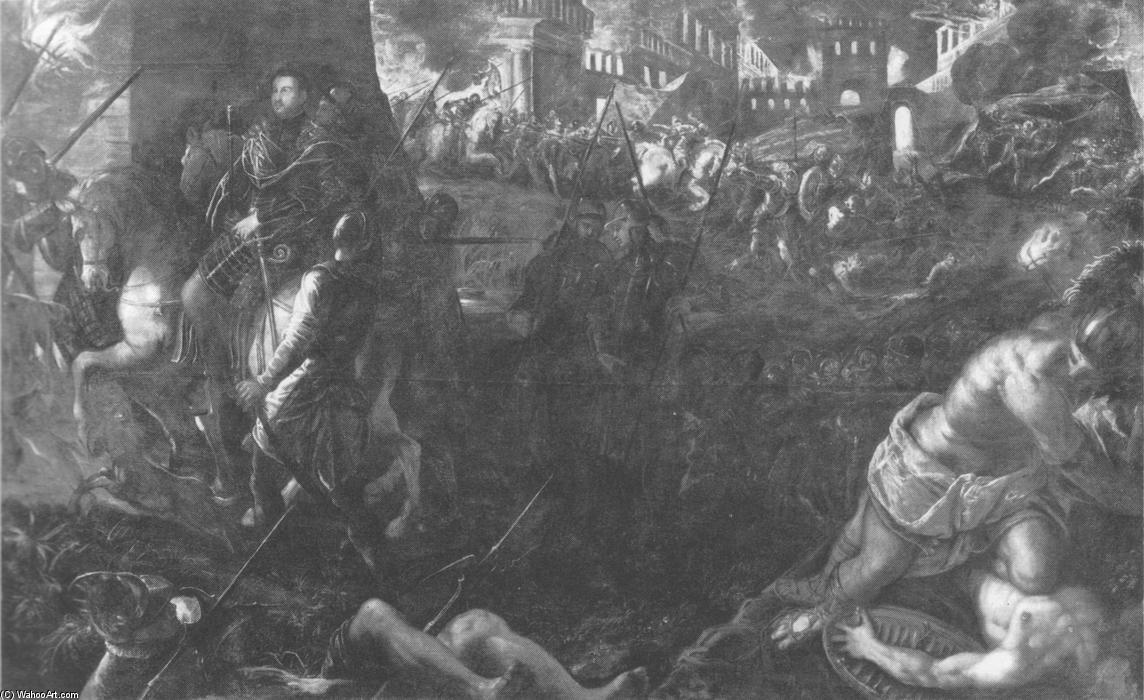 Taking Milan By Federico Ii Gonzaga — Jacopo Tintoretto