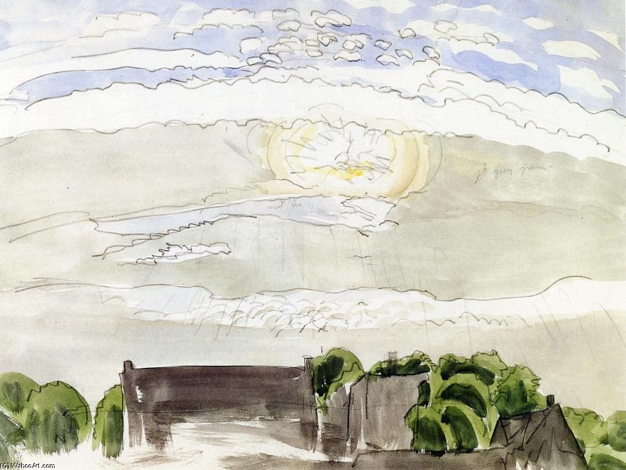 Sun Breaking Through The Clouds — Charles Burchfield