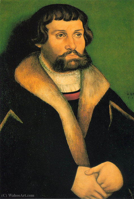 Portrait Of A Bearded Man — Hans Cranach