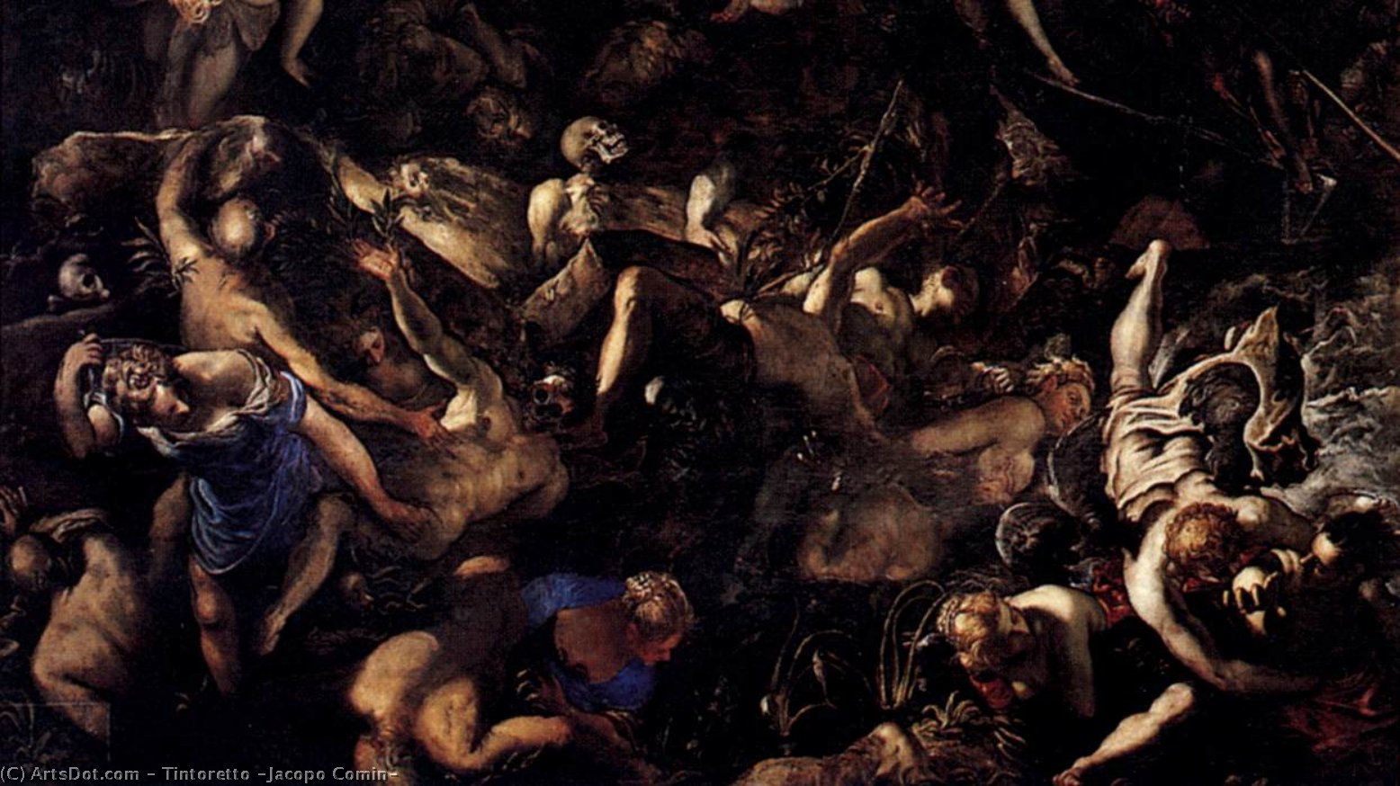 The Last Judgment (detail) — Jacopo Tintoretto