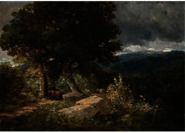 Travellers On The Road To Bettwys-y-coed — David Cox