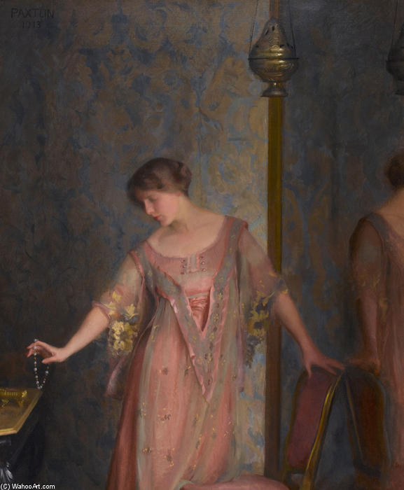 Rose And Blue — William Mcgregor Paxton