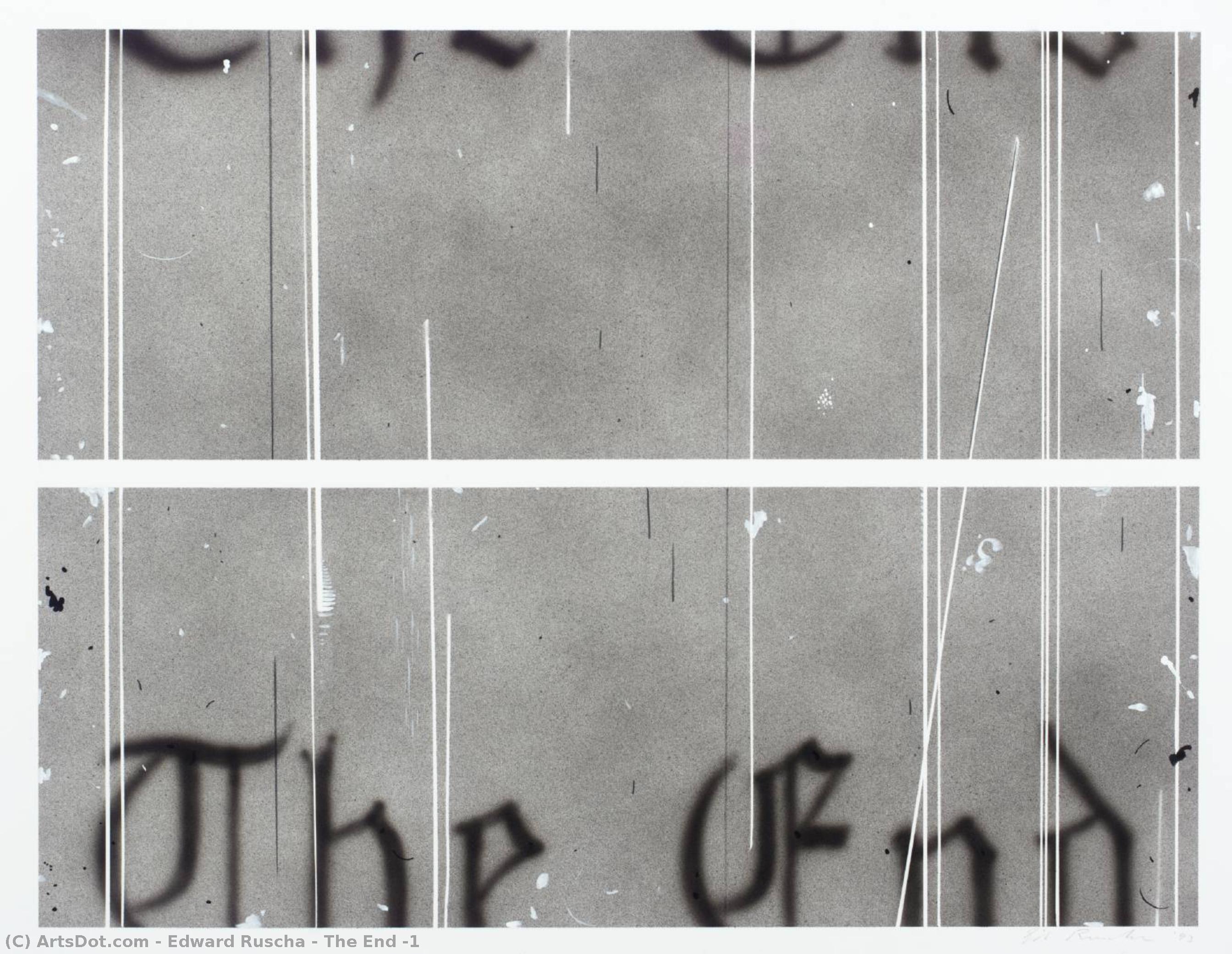 The End -1 — Edward Joseph Ruscha Iv