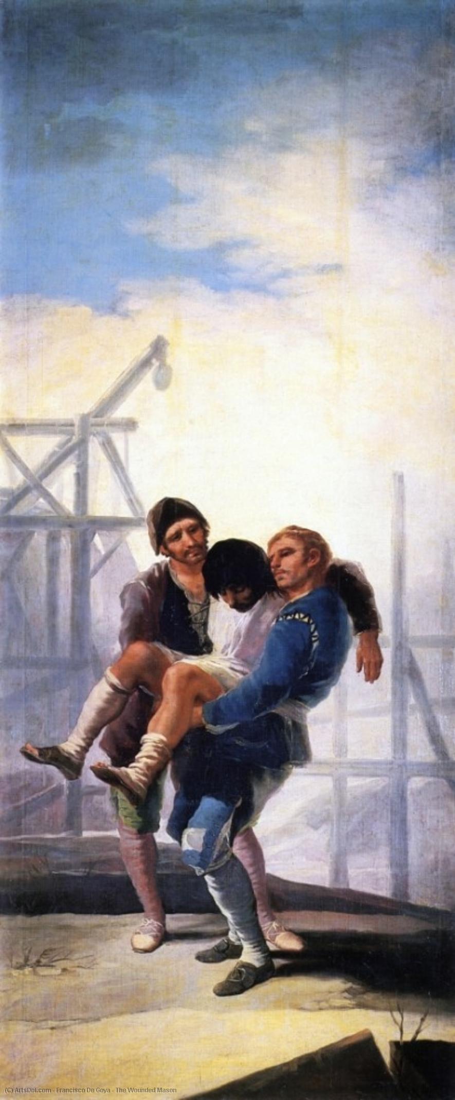 The Wounded Mason — Francisco José De Goya Y Lucientes