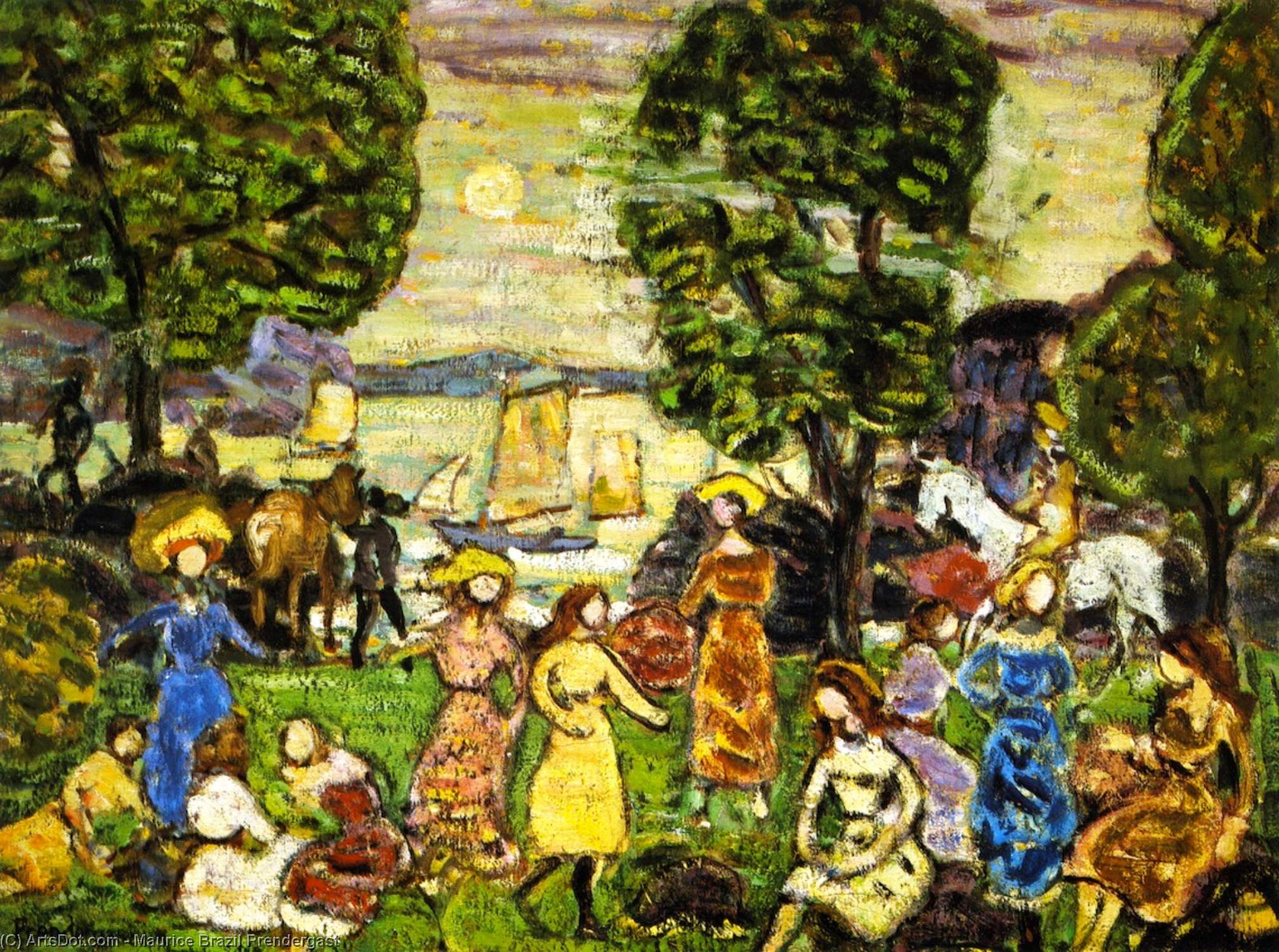 Twilight (also Known As Crepuscule) — Maurice Brazil Prendergast
