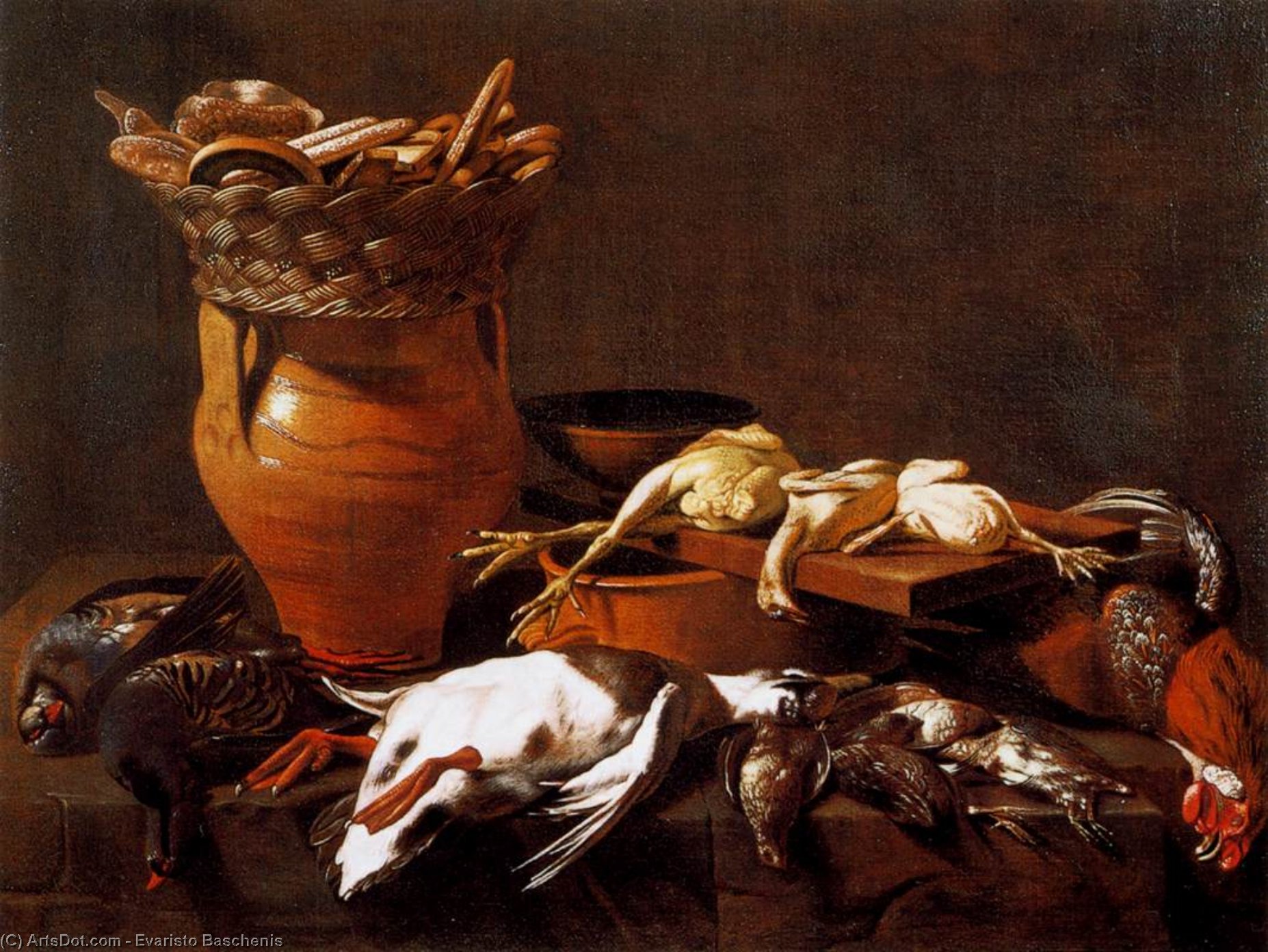 Kitchen Still-life — Evaristo Baschenis