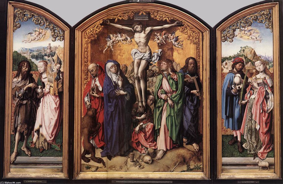 Crucifixion Altarpiece — Master Of The St Bartholomew Altar