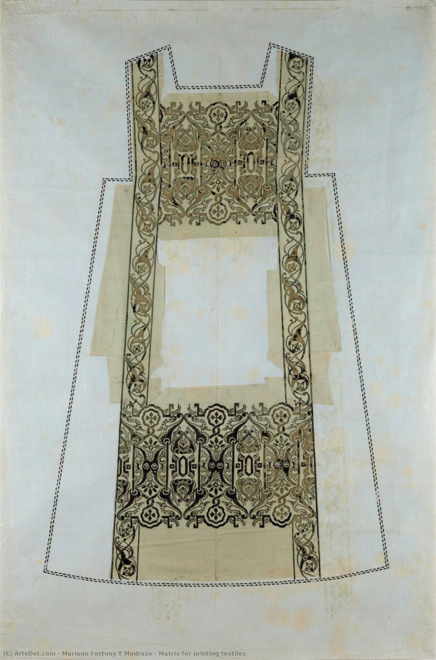 Matrix For Printing Textiles — Mariano Fortuny Y Madrazo