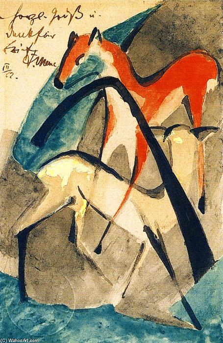 Red And Yellow Deer — Franz Marc