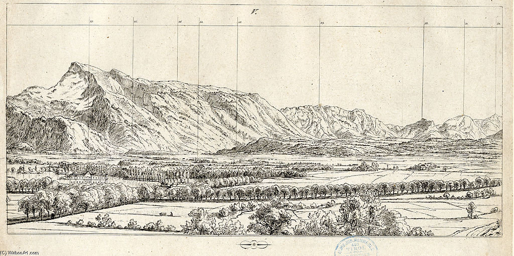 Wegweiser Auf Dem Monchberge — Friedrich Loos