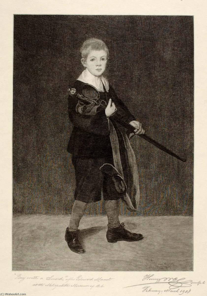 Boy With Sword — Henry Wolf