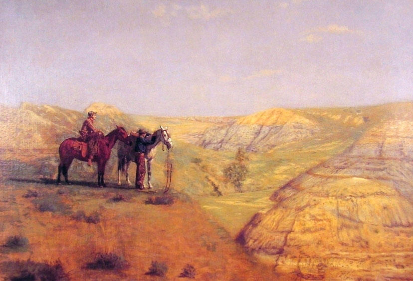 Cowboys In The Badlands — Thomas Eakins