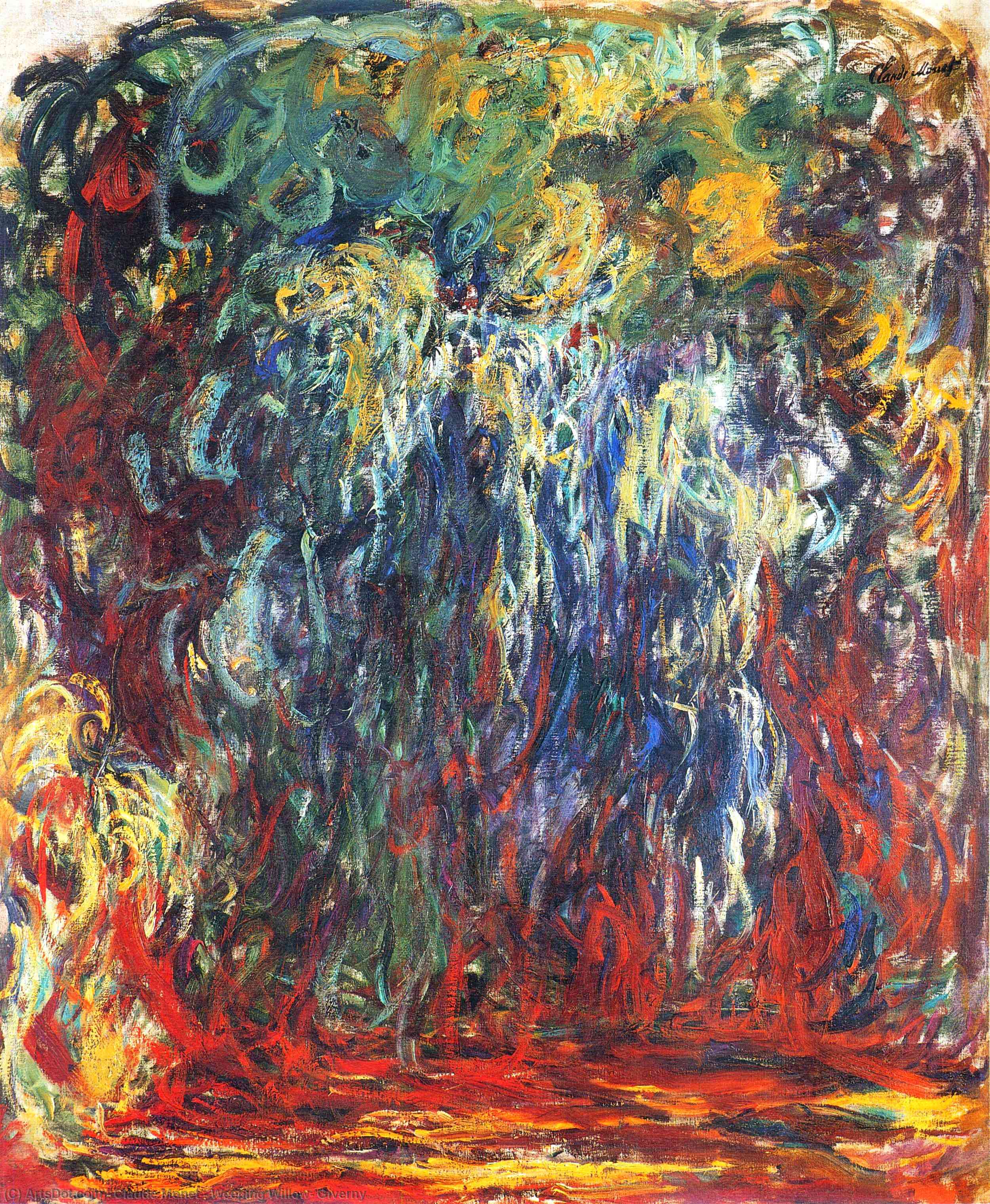 Weeping Willow, Giverny — Claude Monet