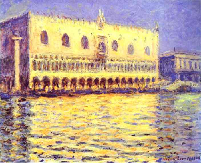 Venice. The Doge Palace — Claude Monet