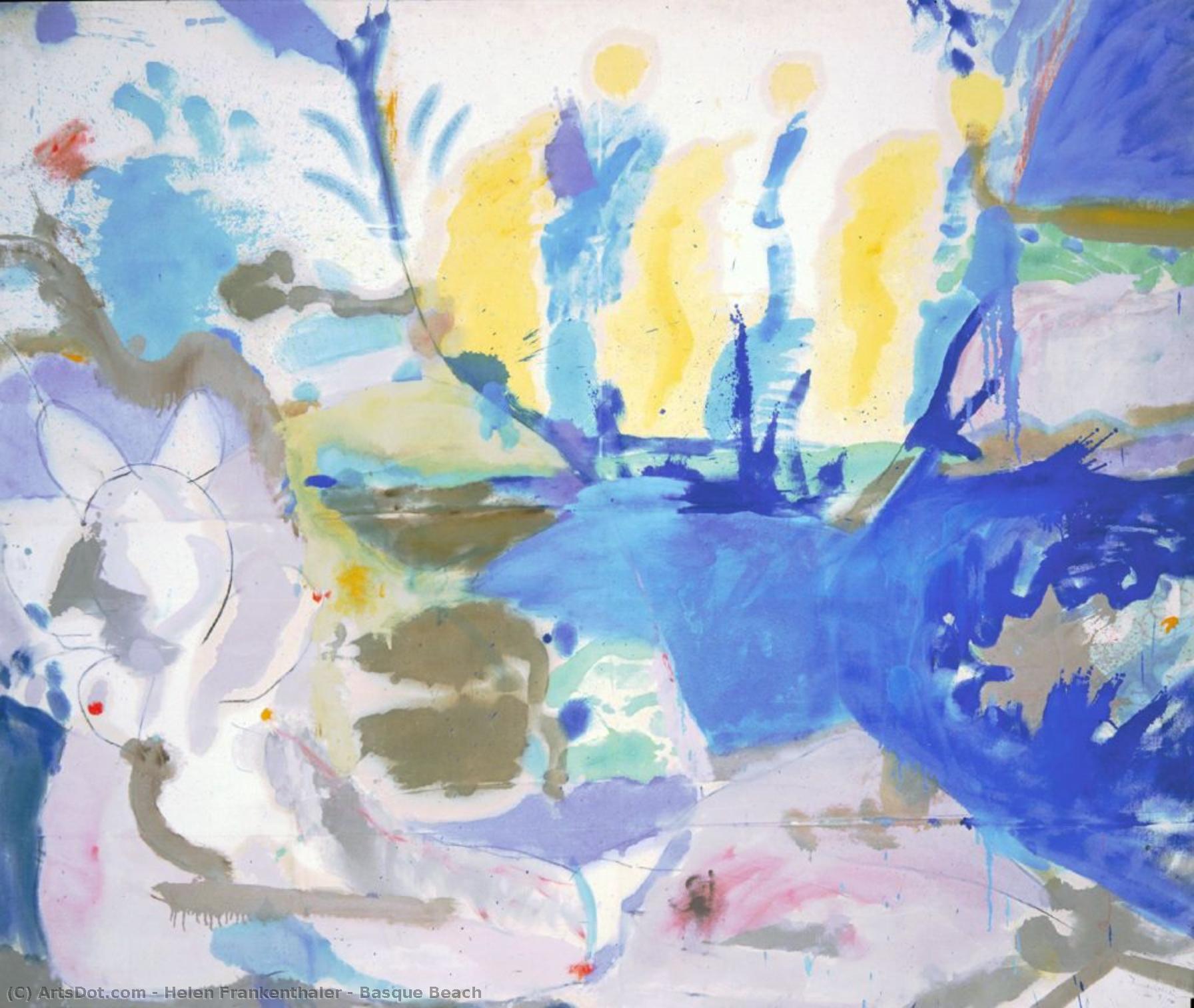 Basque Beach — Helen Frankenthaler