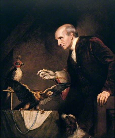 Self Portrait As A Falconer — James Northcote