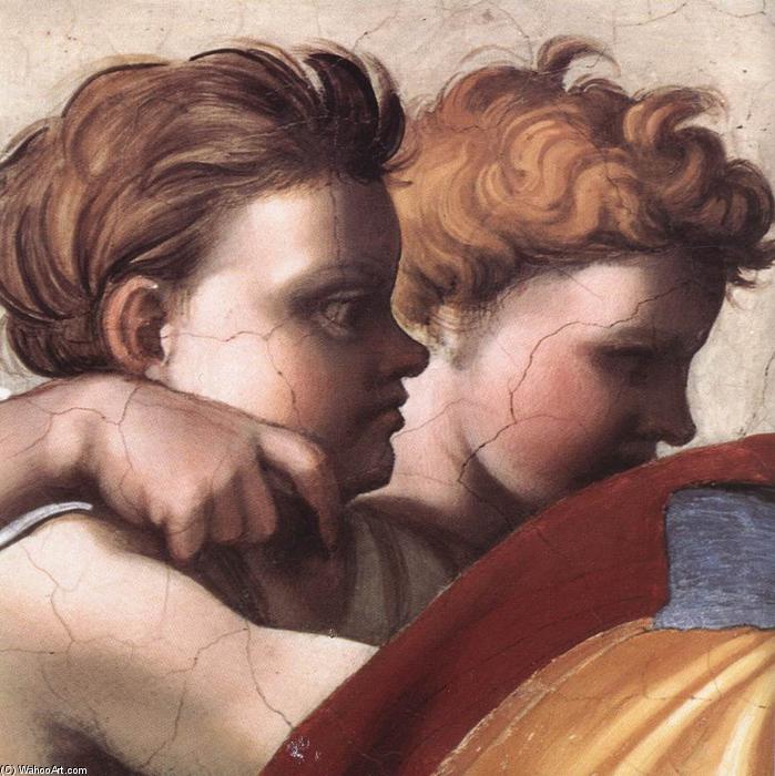 Zechariah (detail) — Michelangelo Buonarroti