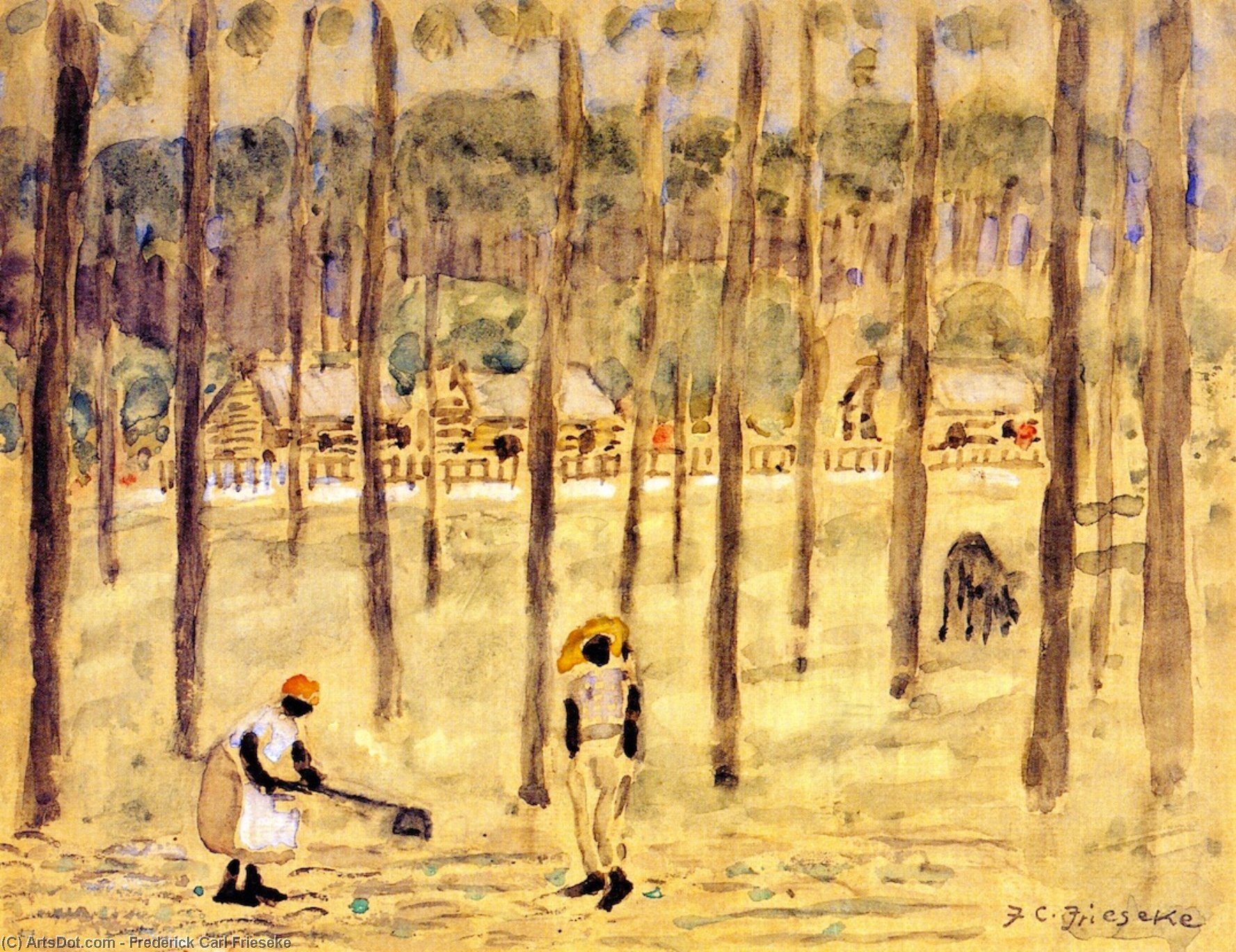 Hoeing, Jacksonville — Frederick Carl Frieseke