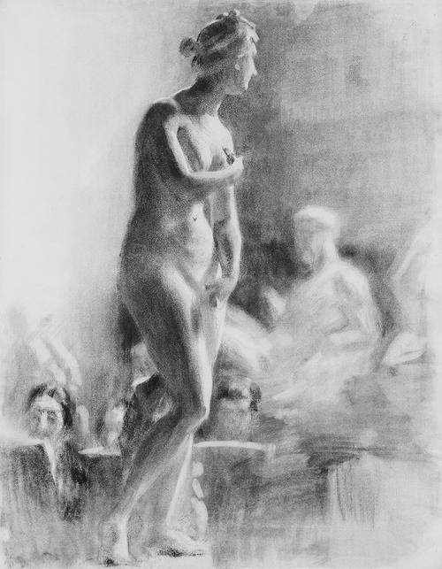 Cast Study With Students — Thomas Pollock Anshutz