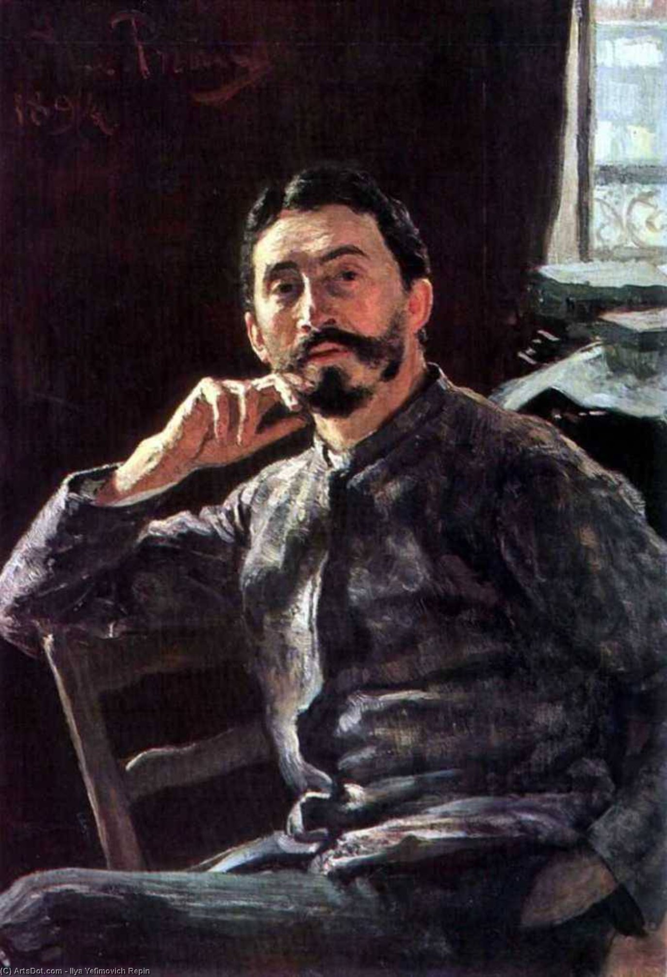 Self-portrait. — Ilya Yefimovich Repin