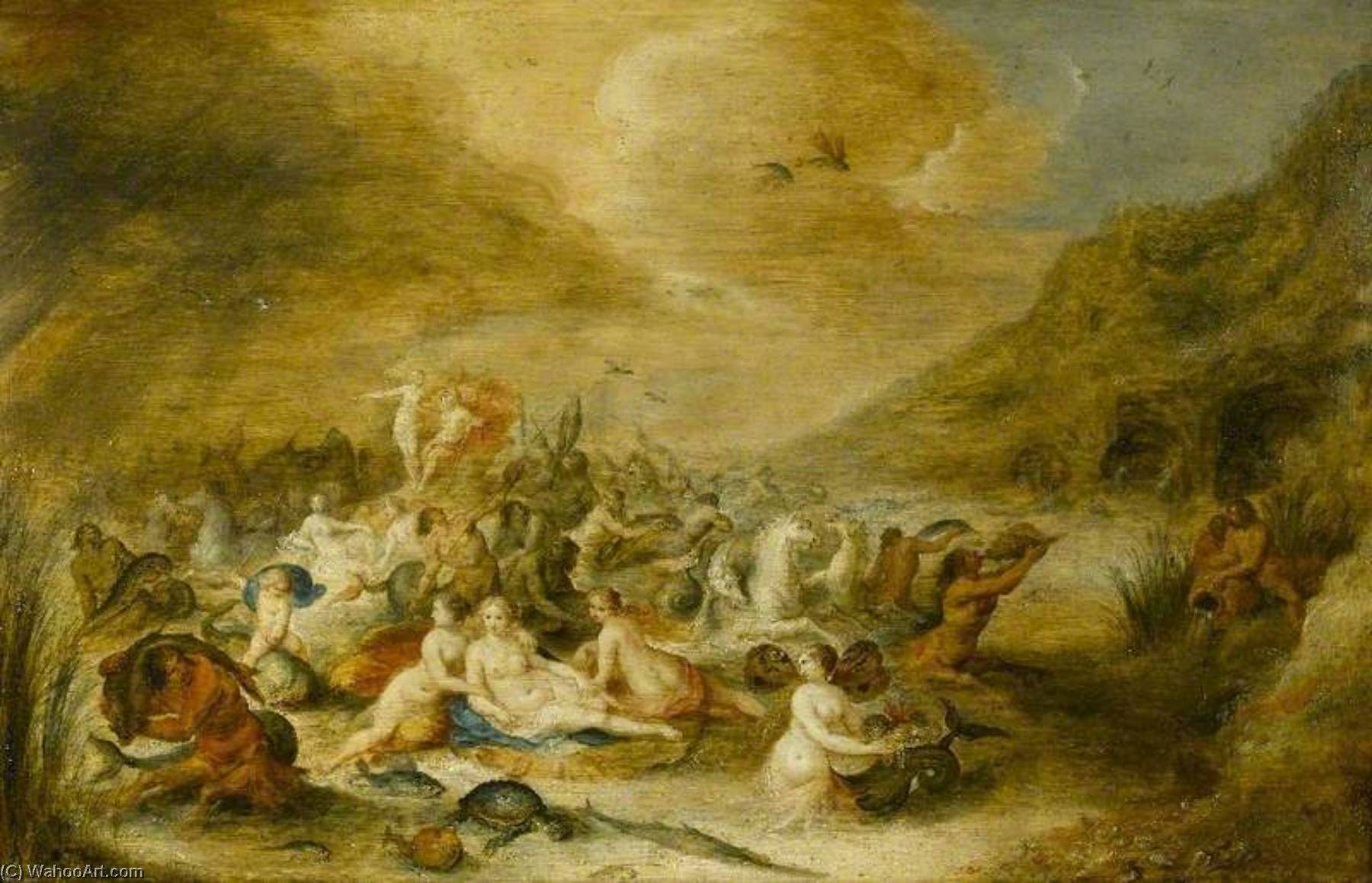 The Triumph Of Amphitrite — Frans Iii Francken