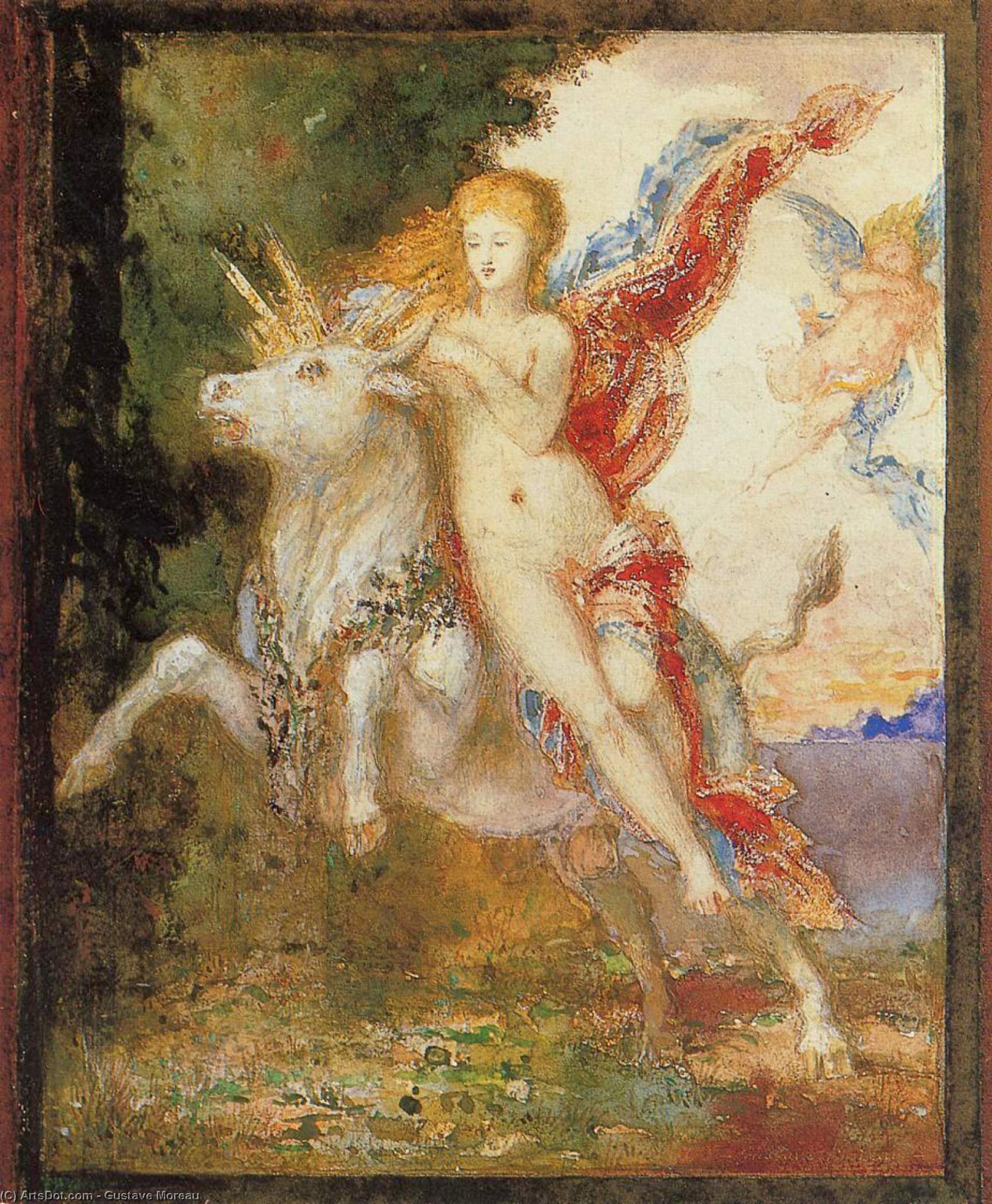 The Abduction Of Europa — Gustave Moreau