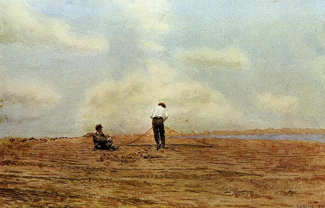Mending The Net — Thomas Eakins