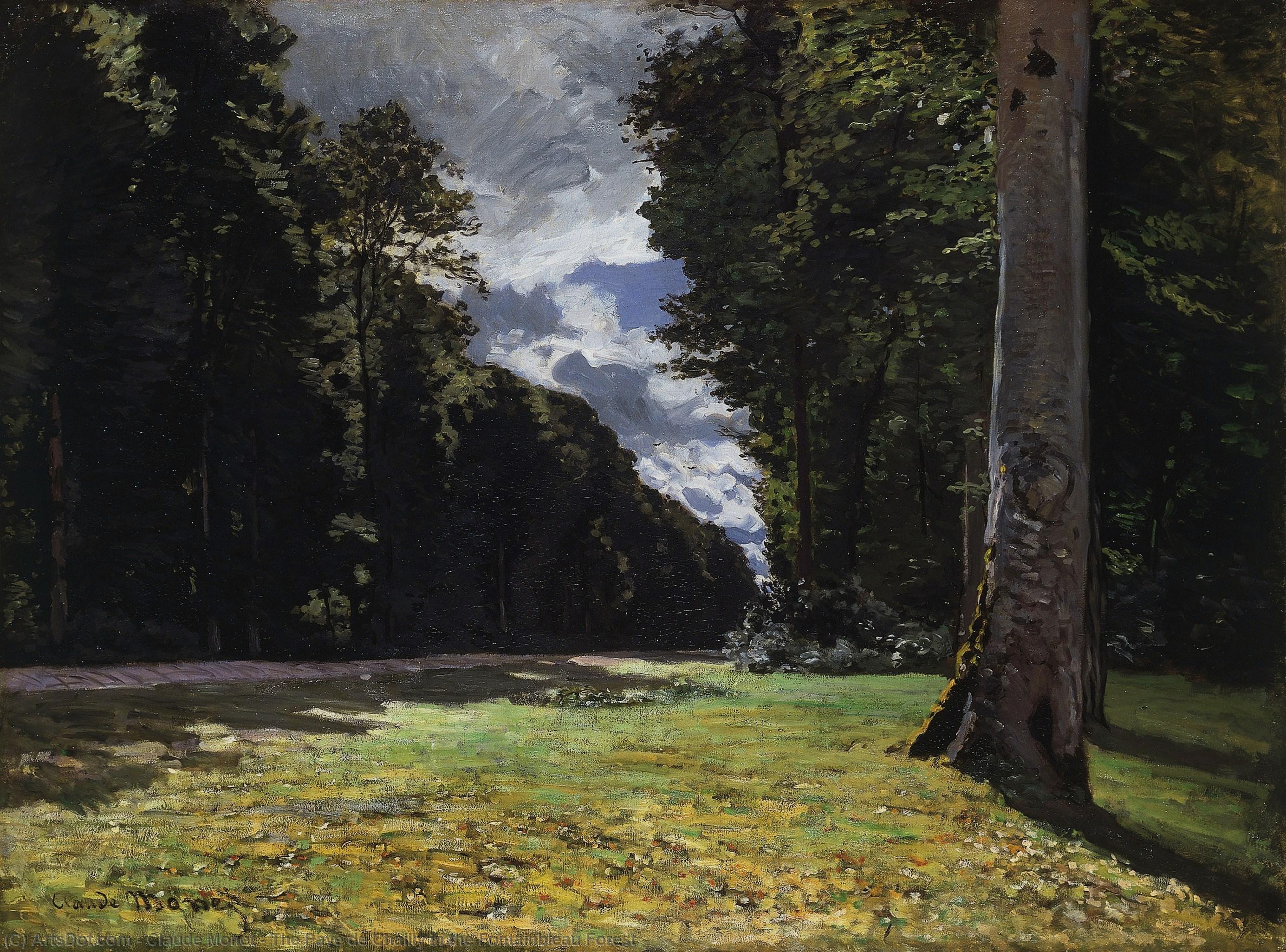 The Pave De Chailly In The Fontainbleau Forest — Claude Monet
